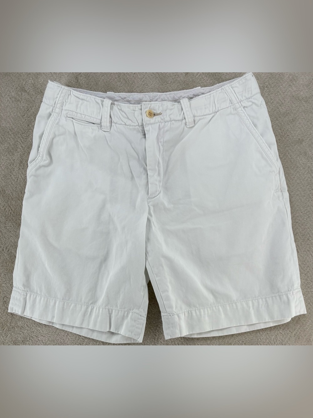 Polo Ralph Lauren White Shorts Men’s 34 Classic Fit Chino Casual Summer